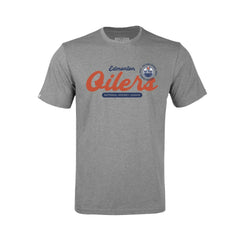Edmonton Oilers Levelwear Youth Little Richmond Monument T-Shirt Gray