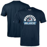 Colorado Avalanche Levelwear Youth Little Richmond Banner Arch T-Shirt Navy
