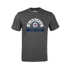 Winnipeg Jets Levelwear Youth Little Richmond Banner Arch T-Shirt Gray