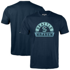 Seattle Kraken Levelwear Youth Little Richmond Banner Arch T-Shirt Navy