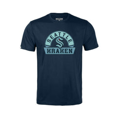 Seattle Kraken Levelwear Youth Little Richmond Banner Arch T-Shirt Navy