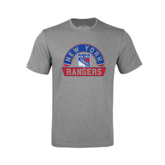 New York Rangers Levelwear Youth Little Richmond Banner Arch T-Shirt Gray