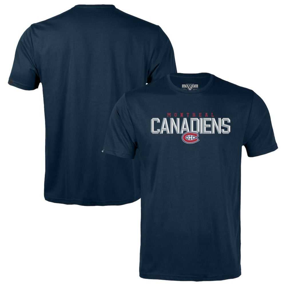 Montreal Canadiens Levelwear Youth Little Richmond Carve T-Shirt Navy