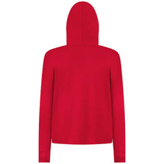 Calgary Flames Levelwear Women's Sweet Monument Tri-Blend Cropped Pullover Hoodie Red