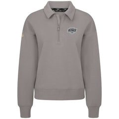 Los Angeles Kings Levelwear Women's Canmore Quarter-Zip Pullover Gray