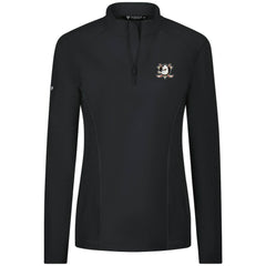 Anaheim Ducks Levelwear Women's Upright Quarter-Zip Pullover Black