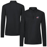 Columbus Blue Jackets Levelwear Women's Upright Quarter-Zip Pullover Black