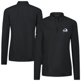 Colorado Avalanche Levelwear Women's Upright Quarter-Zip Pullover Black