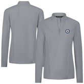 Winnipeg Jets Levelwear Women's Upright Quarter-Zip Pullover Gray