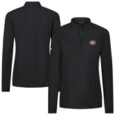 Montreal Canadiens Levelwear Women's Upright Quarter-Zip Pullover Black
