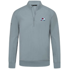 Colorado Avalanche Levelwear Upright Tri-Blend Quarter-Zip Pullover Gray