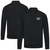 Los Angeles Kings Levelwear Upright Tri-Blend Quarter-Zip Pullover Black