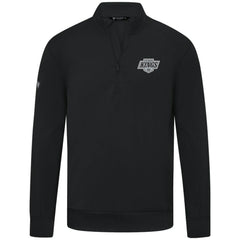 Los Angeles Kings Levelwear Upright Tri-Blend Quarter-Zip Pullover Black