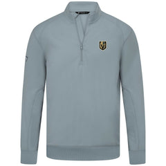 Vegas Golden Knights Levelwear Upright Tri-Blend Quarter-Zip Pullover Gray