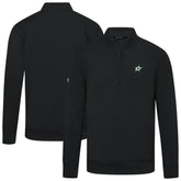 Dallas Stars Levelwear Upright Tri-Blend Quarter-Zip Pullover Black