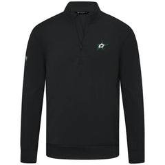 Dallas Stars Levelwear Upright Tri-Blend Quarter-Zip Pullover Black