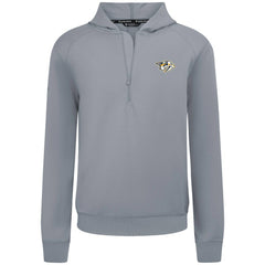 Nashville Predators Levelwear Technic Quarter-Zip Pullover Hoodie Gray