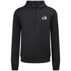 Colorado Avalanche Levelwear Technic Quarter-Zip Pullover Hoodie Black