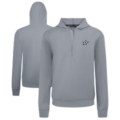 Dallas Stars Levelwear Technic Quarter-Zip Pullover Hoodie Gray