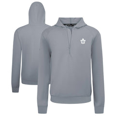 Toronto Maple Leafs Levelwear Technic Quarter-Zip Pullover Hoodie Gray