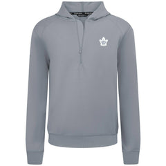 Toronto Maple Leafs Levelwear Technic Quarter-Zip Pullover Hoodie Gray