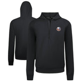 New York Islanders Levelwear Technic Quarter-Zip Pullover Hoodie Black
