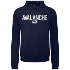 Colorado Avalanche Levelwear Mandate Carve Tri-Blend Pullover Hoodie Navy
