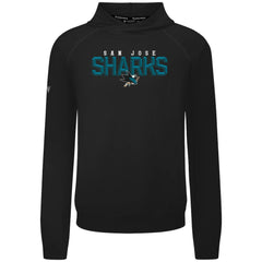 San Jose Sharks Levelwear Mandate Carve Tri-Blend Pullover Hoodie Black