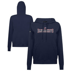 Columbus Blue Jackets Levelwear Women's Adorn Journey Pullover Hoodie Navy