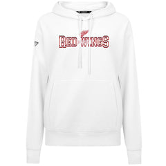 Detroit Red Wings Levelwear Women's Adorn Journey Pullover Hoodie White