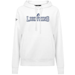Tampa Bay Lightning Levelwear Women's Adorn Journey Pullover Hoodie White