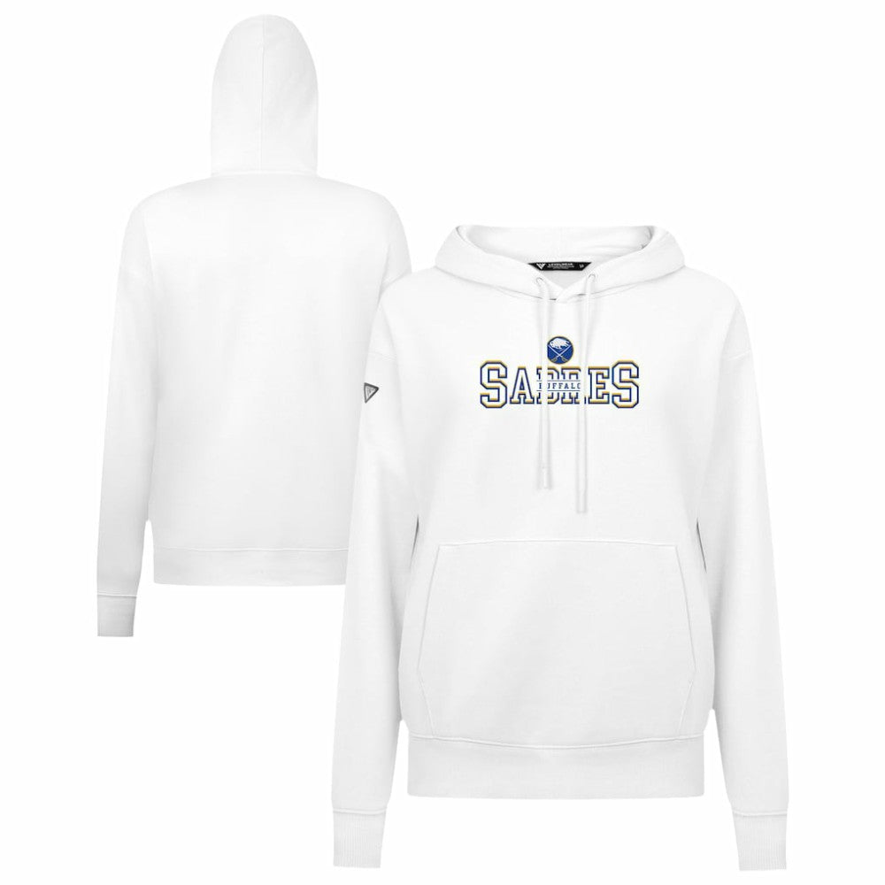 Buffalo Sabres Levelwear Women's Adorn Journey Pullover Hoodie White