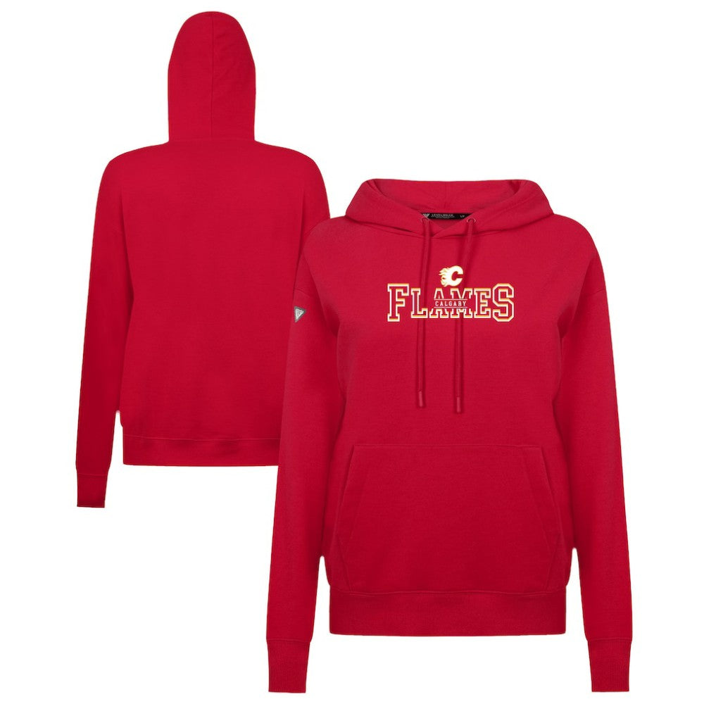 Calgary Flames Levelwear Women's Adorn Journey Pullover Hoodie Red