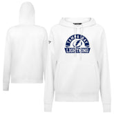 Tampa Bay Lightning Levelwear Women's Adorn Banner Arch Pullover Hoodie White