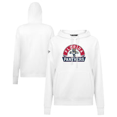 Florida Panthers Levelwear Women's Adorn Banner Arch Pullover Hoodie White