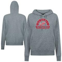 Detroit Red Wings Levelwear Women's Adorn Banner Arch Pullover Hoodie Gray