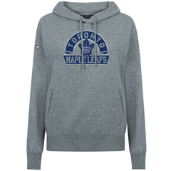 Toronto Maple Leafs Levelwear Women's Adorn Banner Arch Pullover Hoodie Gray