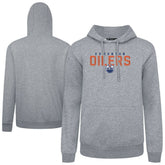 Edmonton Oilers Levelwear Podium Carve Pullover Hoodie Gray