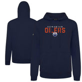 Edmonton Oilers Levelwear Podium Carve Pullover Hoodie Navy