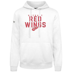 Detroit Red Wings Levelwear Podium Carve Pullover Hoodie White