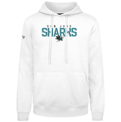 San Jose Sharks Levelwear Podium Carve Pullover Hoodie White