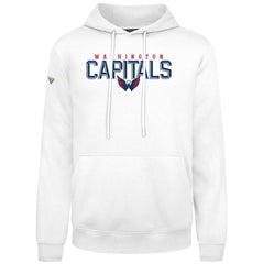 Washington Capitals Levelwear Podium Carve Pullover Hoodie White
