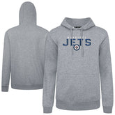 Winnipeg Jets Levelwear Podium Carve Pullover Hoodie Gray