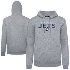 Winnipeg Jets Levelwear Podium Carve Pullover Hoodie Gray