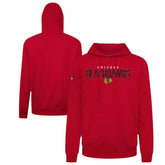 Chicago Blackhawks Levelwear Podium Carve Pullover Hoodie Red