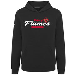 Calgary Flames Levelwear Youth Podium Monument Pullover Hoodie Black