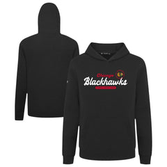 Chicago Blackhawks Levelwear Youth Podium Monument Pullover Hoodie Black