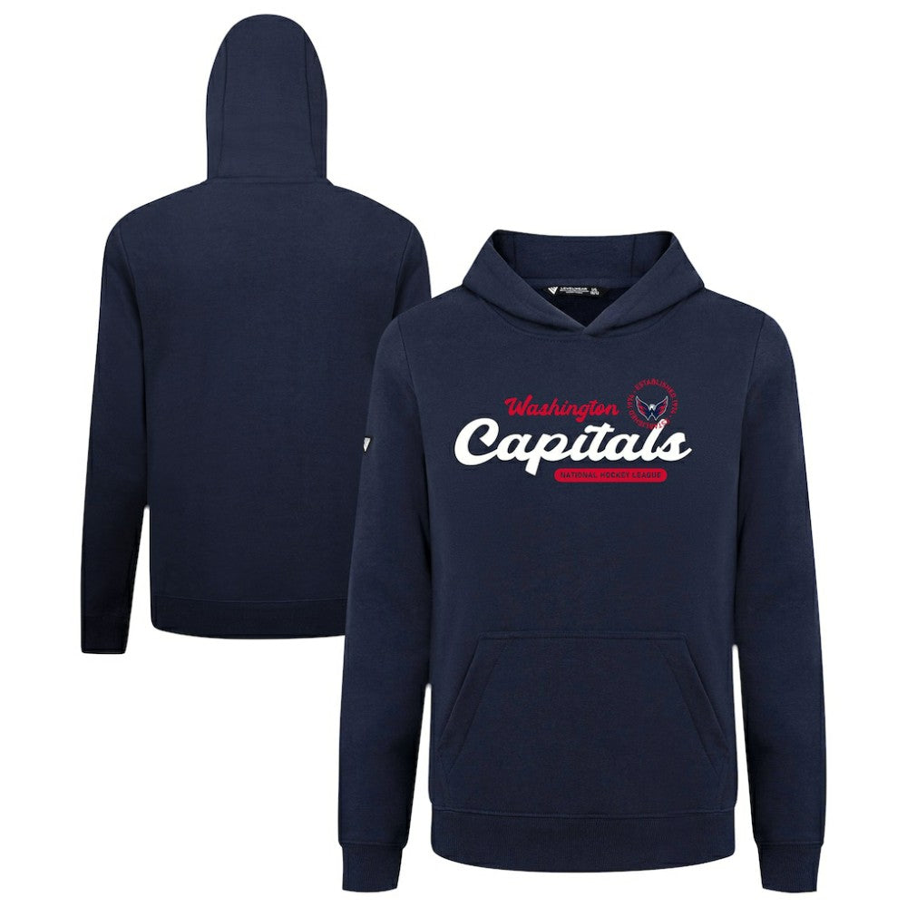 Washington Capitals Levelwear Youth Podium Monument Pullover Hoodie Navy