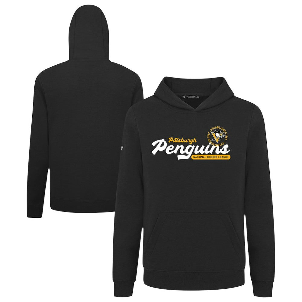 Pittsburgh Penguins Levelwear Youth Podium Monument Pullover Hoodie Black