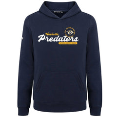 Nashville Predators Levelwear Youth Podium Monument Pullover Hoodie Navy